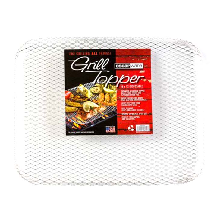 Oscarware 12" x 16" Disposable Grill Topper (3pack) Outdoor Home