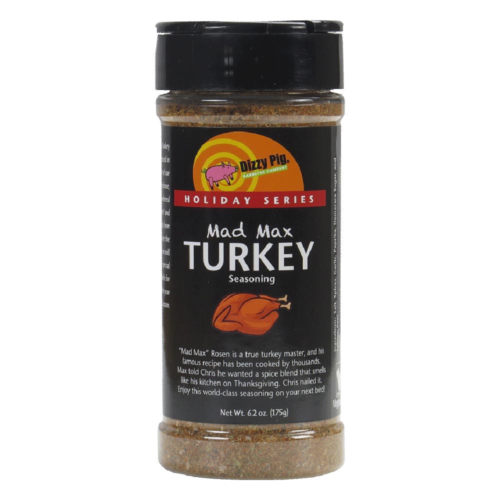 Dizzy Pig MAD MAX TURKEY RUB Shaker (6.2oz)