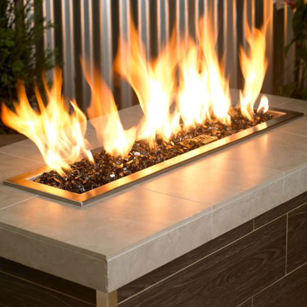 1/2” Black Non-Reflective Fire Pit Glass (10lb Jar)