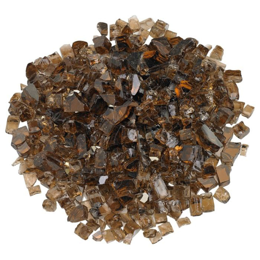 1/2” Copper Reflective Fire Pit Glass (10lb Jar)