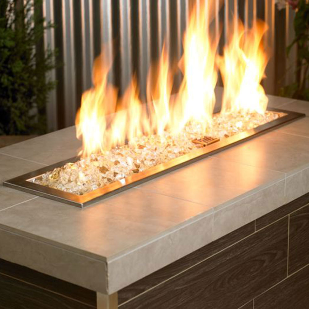 1/2” Gold Reflective Fire Pit Glass (10lb Jar)