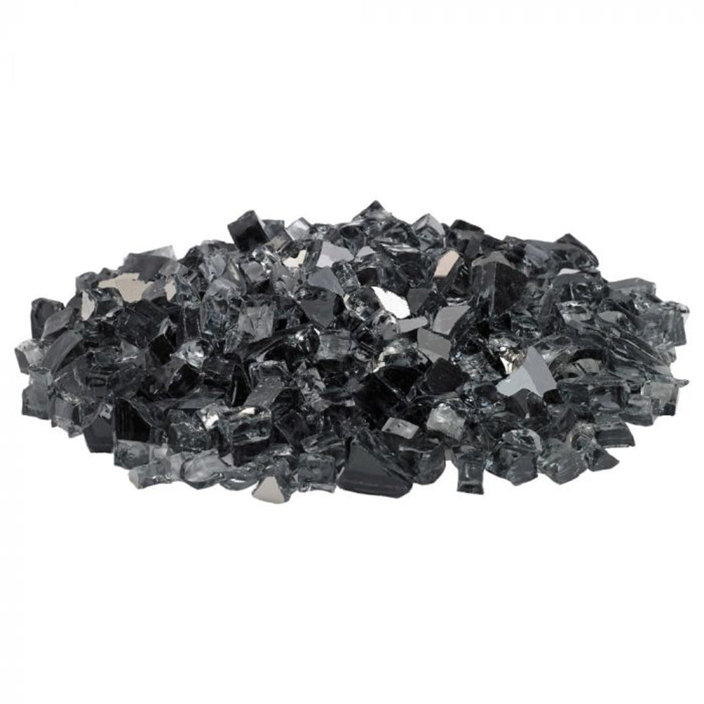 1/2” Gray Reflective Fire Pit Glass (10lb Jar)