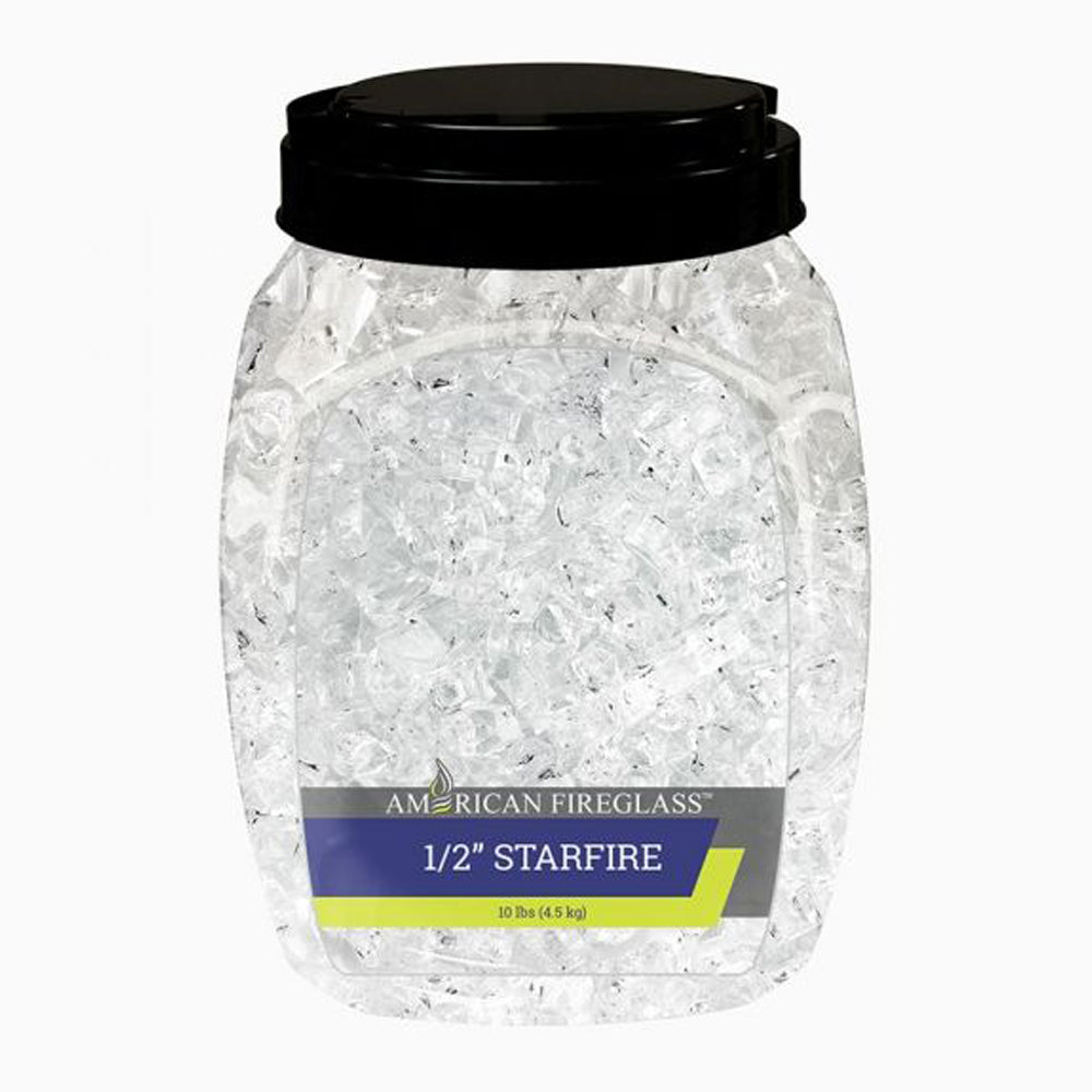 1/2” StarFire Non-Reflective Fire Pit Glass (10lb Jar)