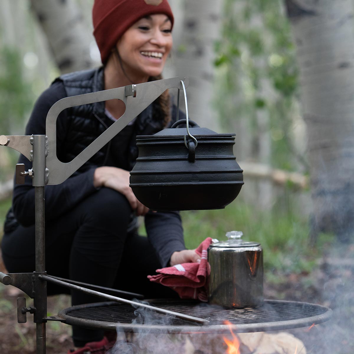 BREEO Cast Iron Kettle with Lid