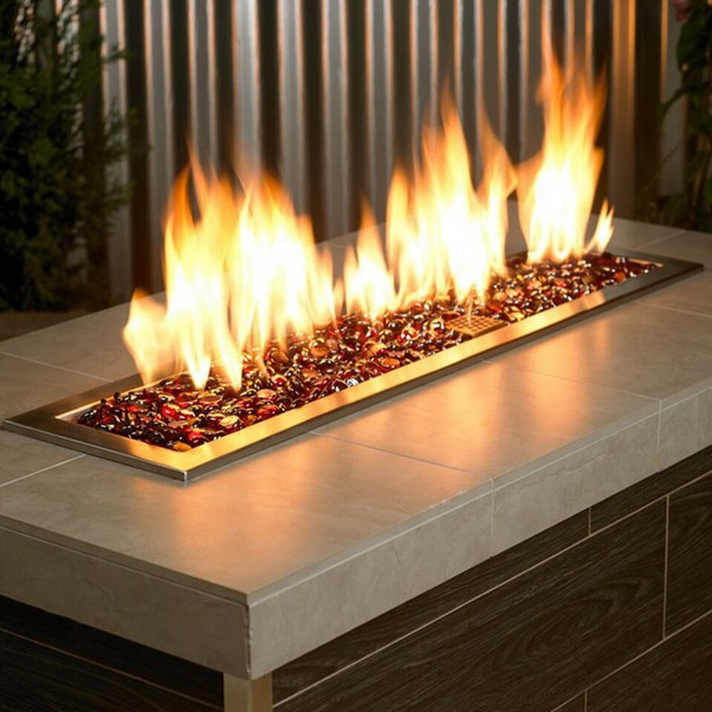 1/2” Sangria Luster Fire Pit Beads (10lb Jar)