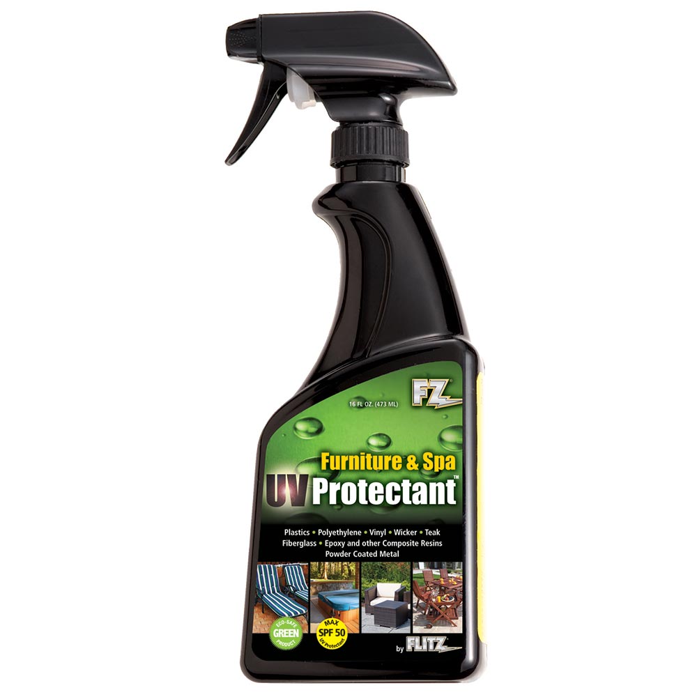 FLITZ Outdoor Living Furniture & Spa UV Protectant with SPF 50 (16oz spray bottle) MAP 40106