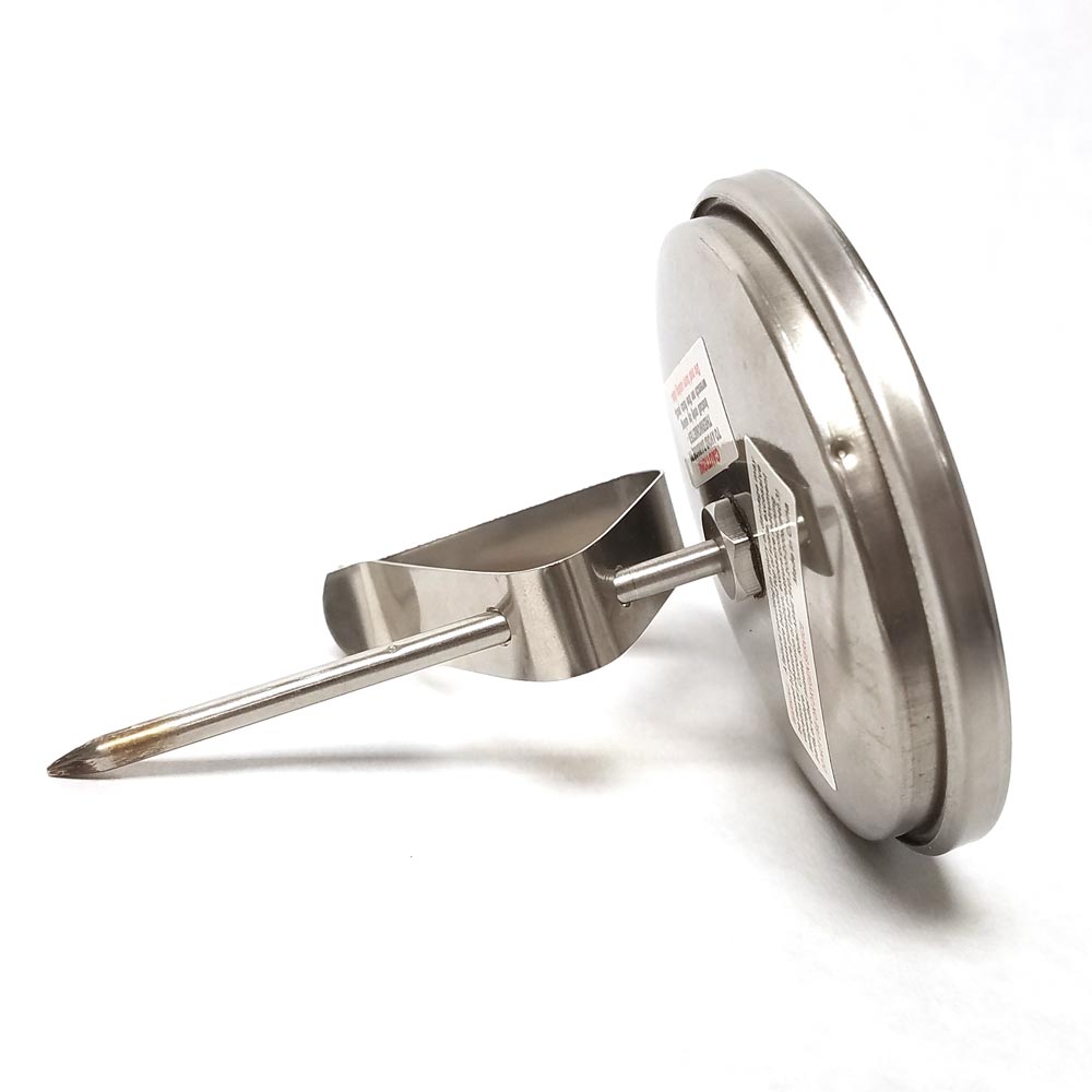 Outdoor Gourmet Grill & Smoker Thermometer 3" Dial 3" probe 100-750° F