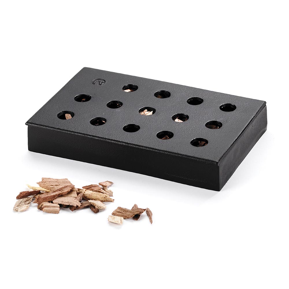 Outset Q177 Wood Chip Smoking Box, Cast Iron