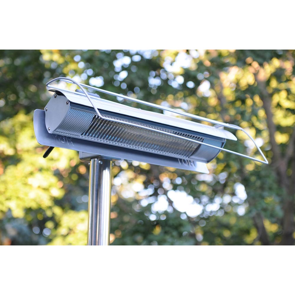 Aura Patio Plus Weatherproof Infrared Patio Heater w- Remote Control AURAPP15120SS
