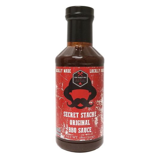 Secret Stache BBQ Sauce (Original) 18oz