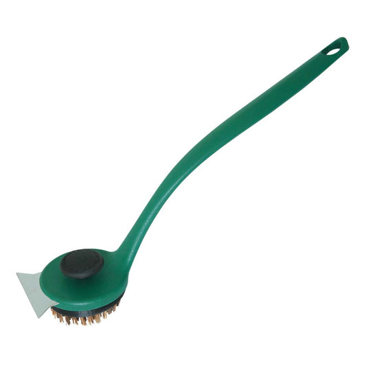 SpeediClean Palmyra Bristle Long-Handle Grid Scrubber