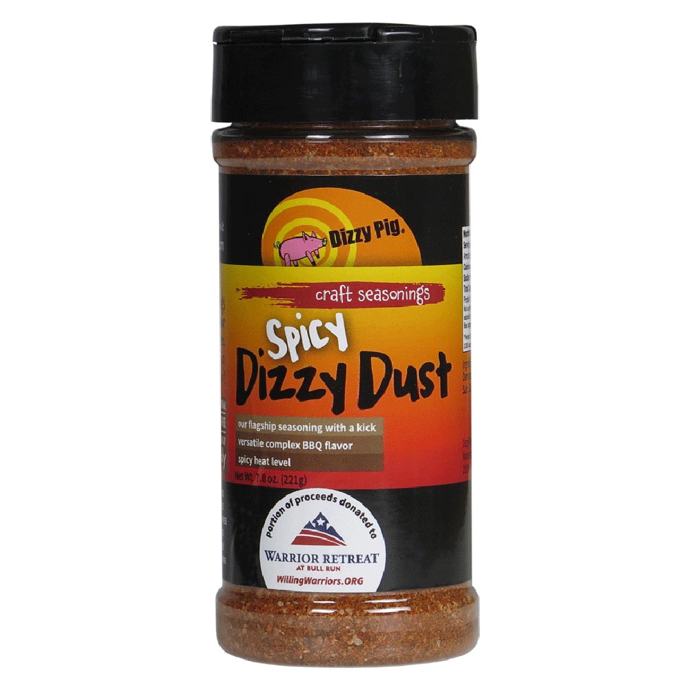Dizzy Pig SPICY DIZZY DUST Shaker (7.8oz)