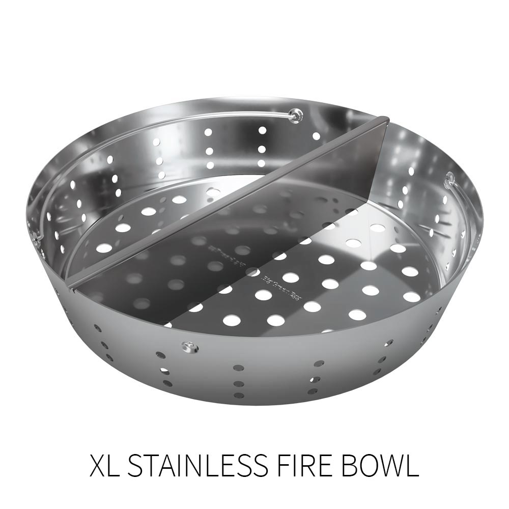 Fire Bowls for a Big Green Egg (Stainless Steel)