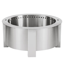 Load image into Gallery viewer, BREEO X Series 30 Smokeless Fire Pit (Stainless) with Ash Removal Tool

