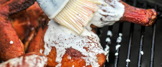 BARBECUE CHICKEN WITH ALABAMA WHITE BARBECUE SAUCE