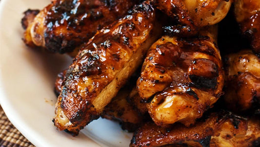 SPICY BOURBON BARREL BBQ WINGS