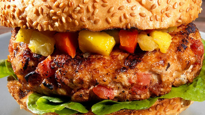 CARIBBEAN CHICKEN BURGER