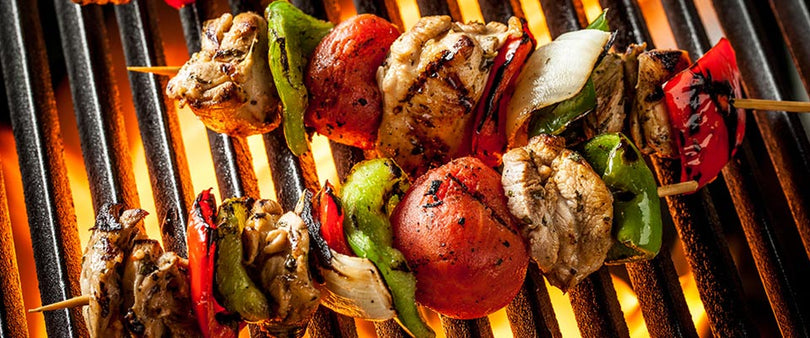 GRILLED CHICKEN FAJITA SKEWERS