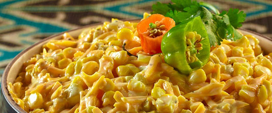 ROASTED CORN AND GREEN CHILI CHEESE SPREAD