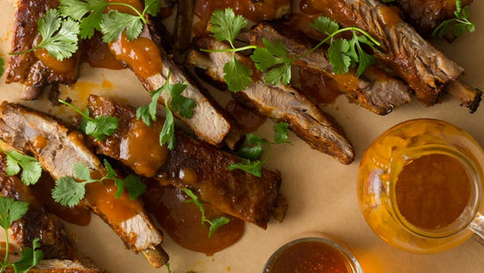 MANGO-HABANERO GLAZED SPARE RIBS