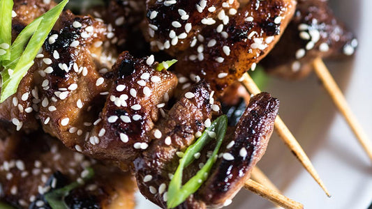 PORK BELLY KEBABS