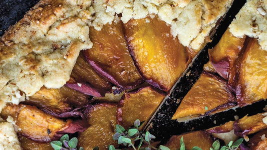 RUSTIC PEACH GALETTE