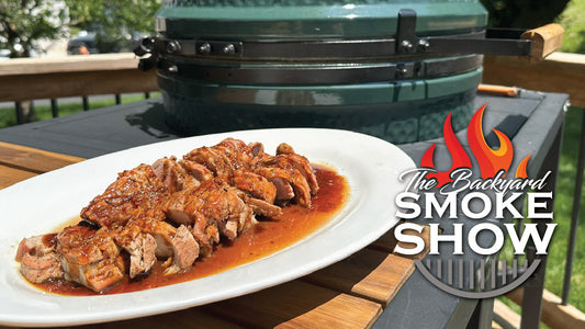 Honey Garlic Glazed Pork Tenderloin | Backyard Smoke Show