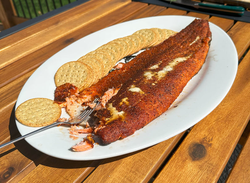 Backyard Smoke Show | Smoked Salmon Filet on the Big Green Egg