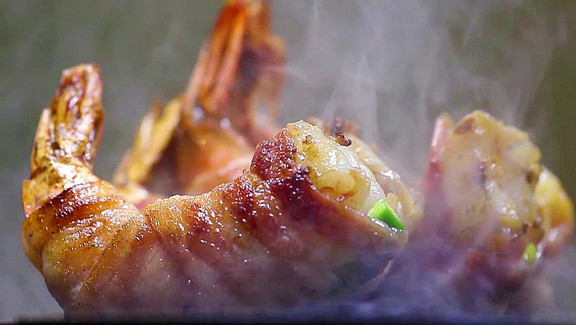 BACON WRAPPED JALAPENO & CHEESE JUMBO SHRIMP