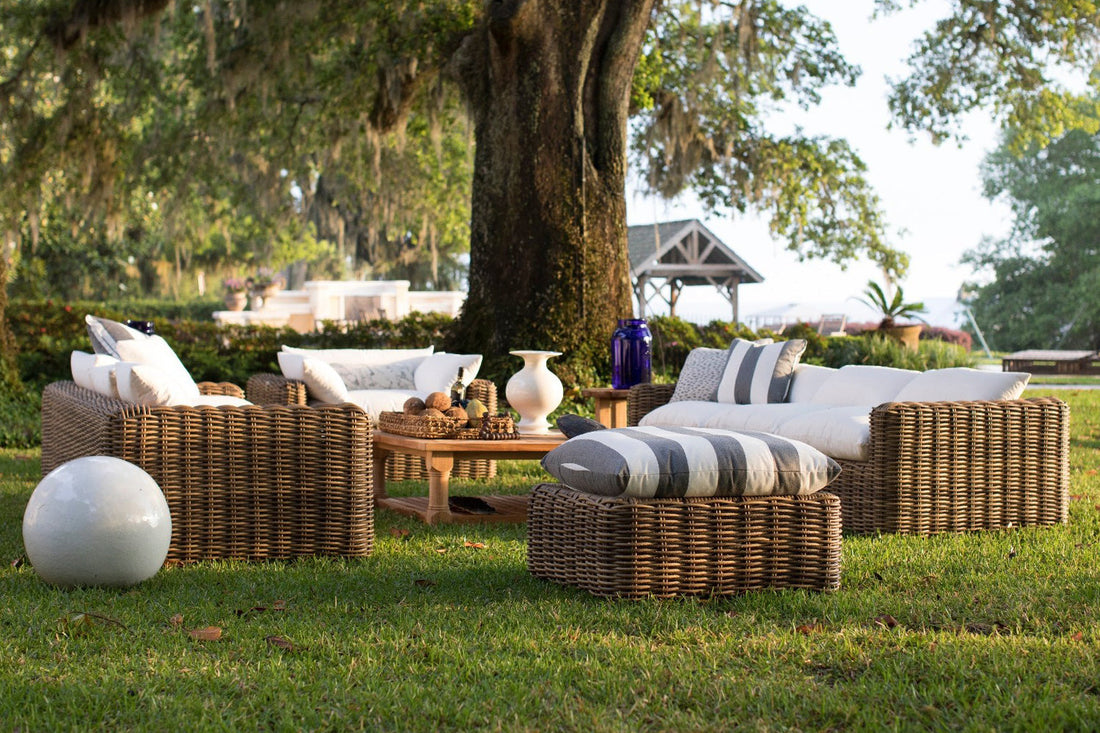All-Weather Wicker: Timeless Charm Meets Modern Resilience.