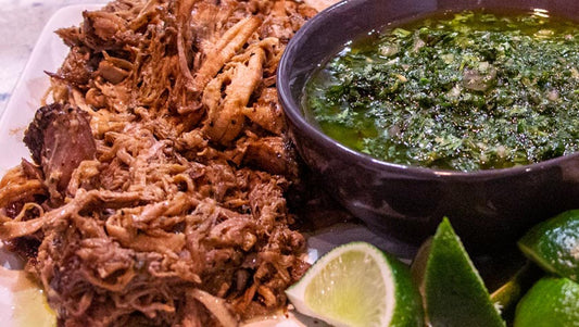 BRAISED CARNITAS w/ CHIMICHURRI SAUCE