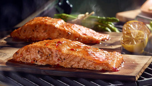 CEDAR-PLANKED SMOKED SALMON