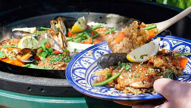 CHICKEN and SEAFOOD PAELLA