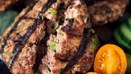 SAVORY HERB STUFFED BURGERS