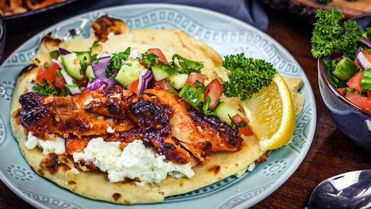 GRILLED CHICKEN SHAWARMA w/ GARLIC SAUCE
