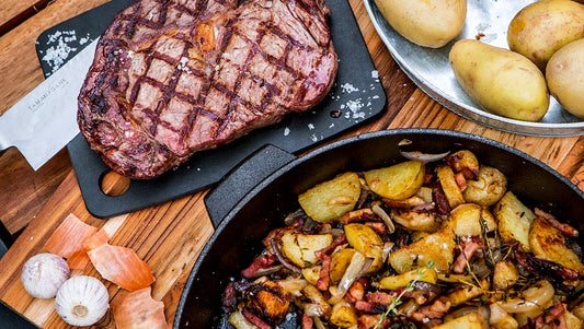 RIBEYE STEAK w/ FRIED POTATOES