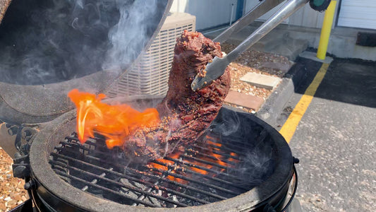 Reverse Sear Tri-Tip Steak on the Big Green Egg