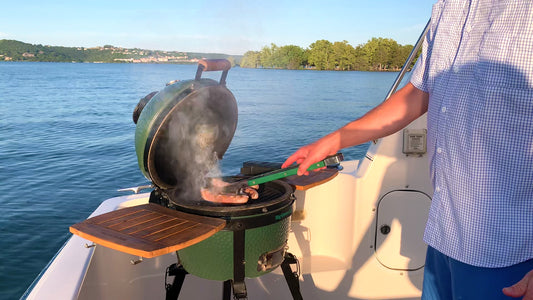 MiniMax Big Green Egg on Table Rock Lake