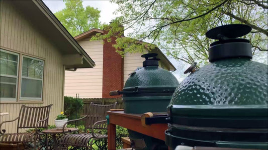 Brisket Burnt Ends Sandwich on the Big Green Egg