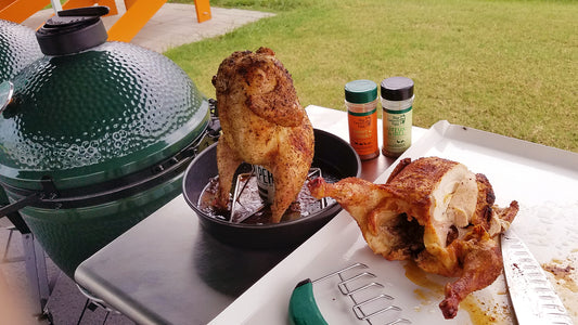 wine butt beer butt chicken big green egg
