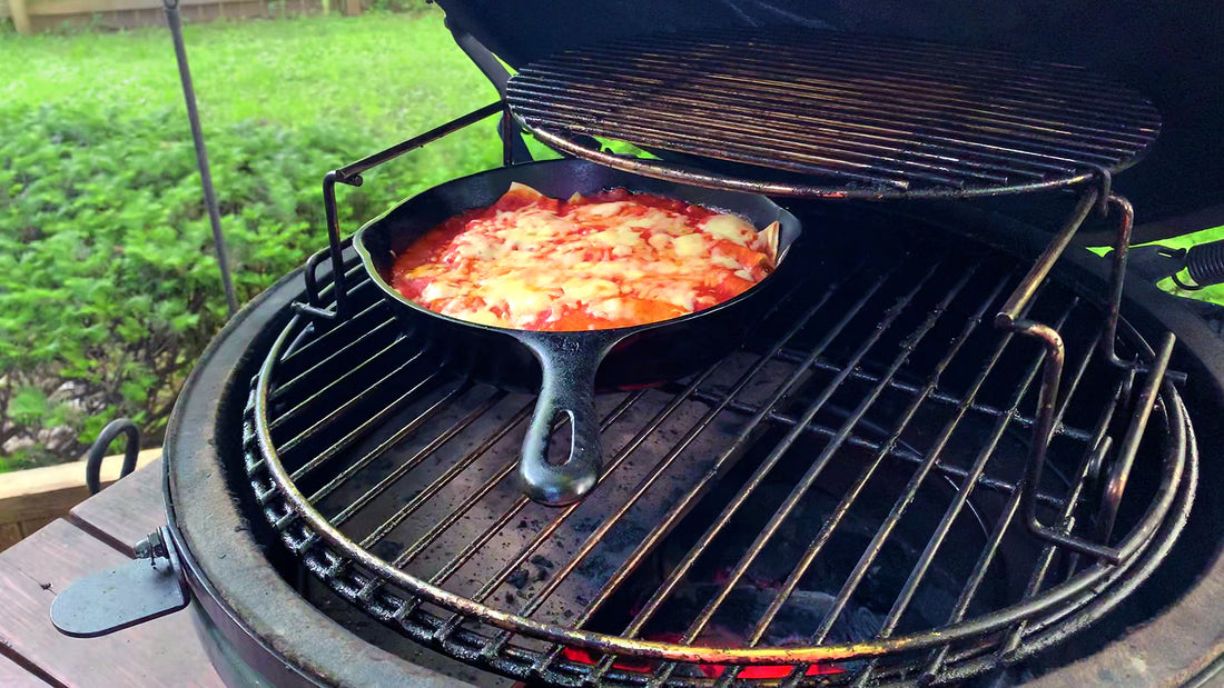 Skillet Chicken Enchiladas (Meal-Kit) on the Big Green Egg