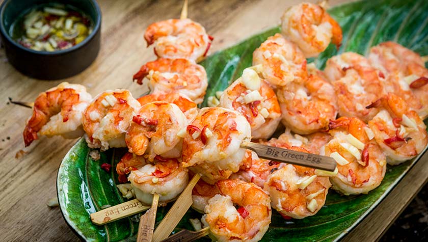 KING PRAWNS w/ GARLIC