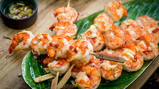KING PRAWNS w/ GARLIC