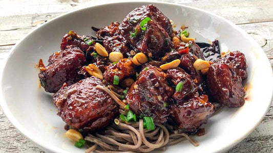 KUNG PAO SMOKED PORK BELLY