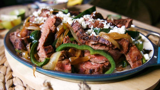MEATCHELADA SKIRT STEAK FAJITAS