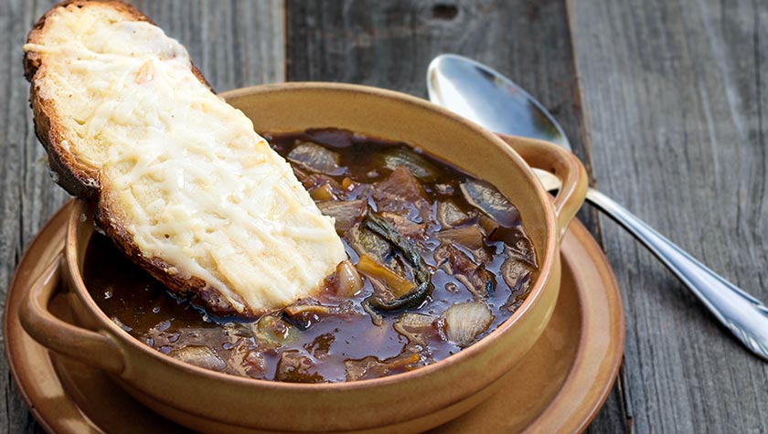 ONION SOUP w/ GRUYÈRE TOAST