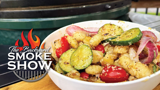Grilled Gnocchi Salad on the Big Green Egg | Backyard Smoke Show