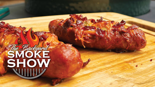Jalapeño Popper Sausage Boats on the Big Green Egg | Backyard Smoke Show
