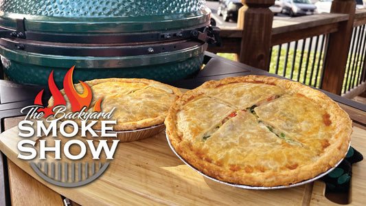 Leftover Turkey Pot Pie on the Big Green Egg | Backyard Smoke Show