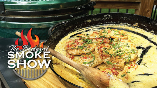 Marry Me Chicken on the Big Green Egg | Backyard Smoke Show